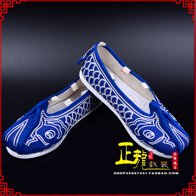 福鼎戏鞋舞台演出鞋水路英雄三义斋布底鱼鳞洒